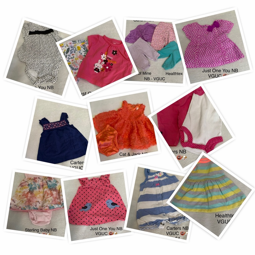 Assorted NB Baby Clothing Bundle